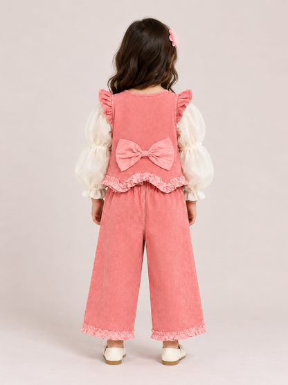 Floral Denim Co-Ord Set