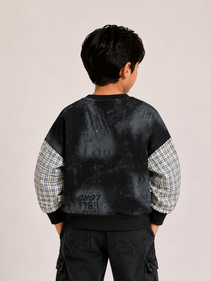 Urban Graphic Sweatshirt – Black